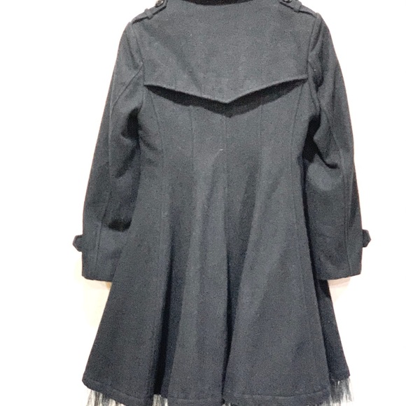 AOISOS Black Lined Coat (size: 8) - Picture 10 of 15